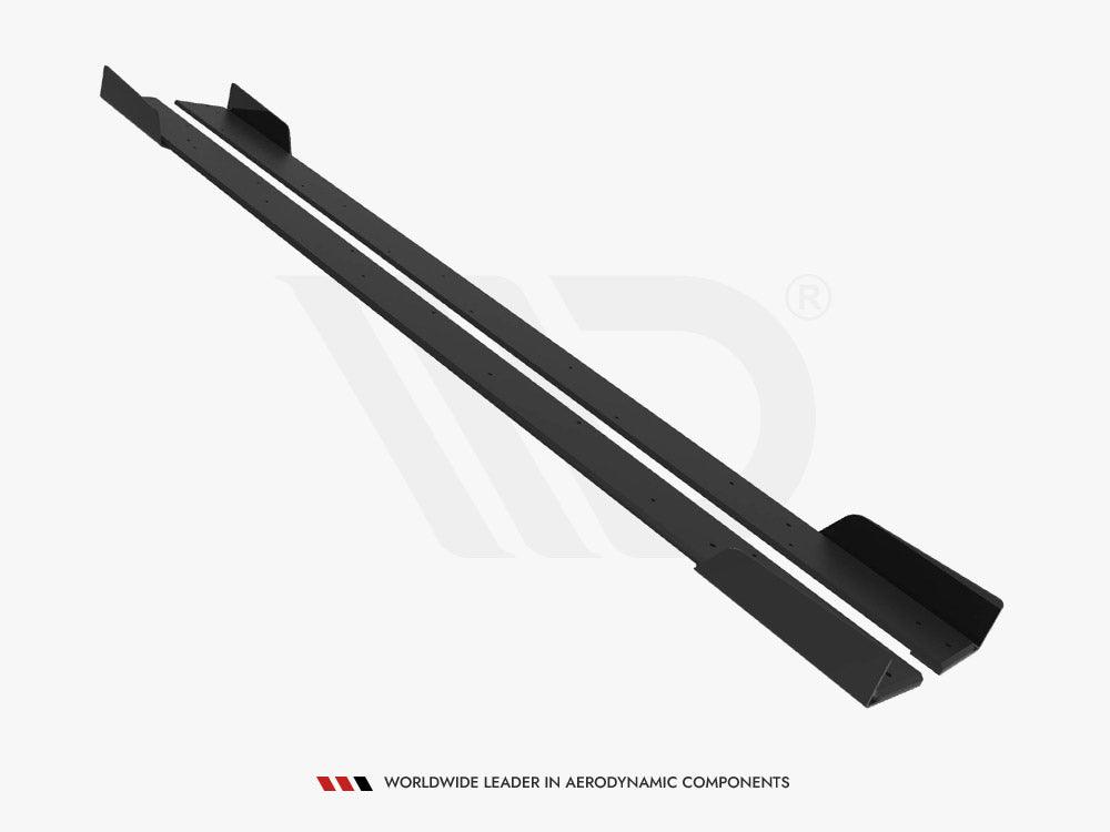 MAXTON Design Street PRO Side Skirts Diffusers + Flaps Mitsubishi Lancer Evolution X