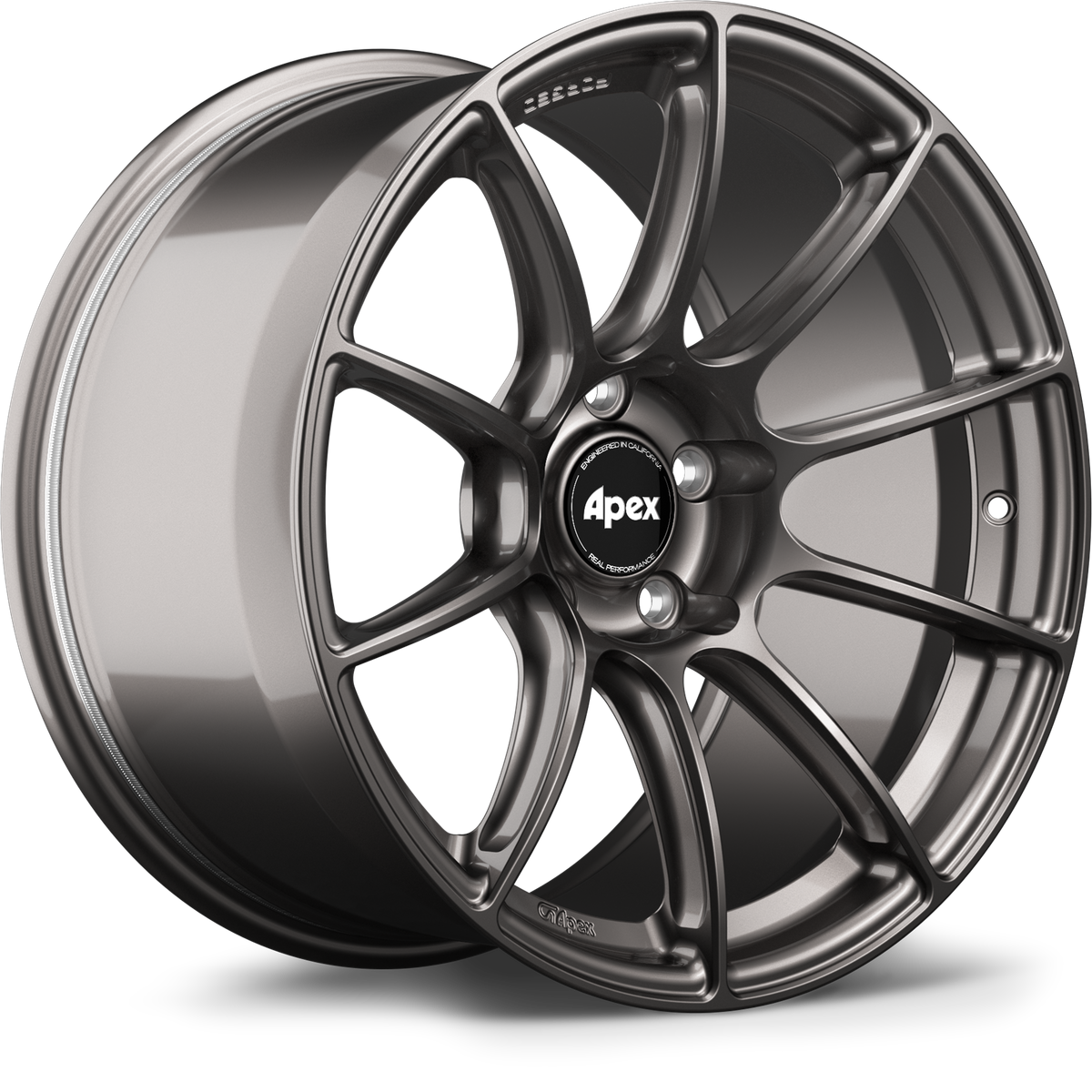 APEX SM-10RS representative wheel design; finish and face profile vary