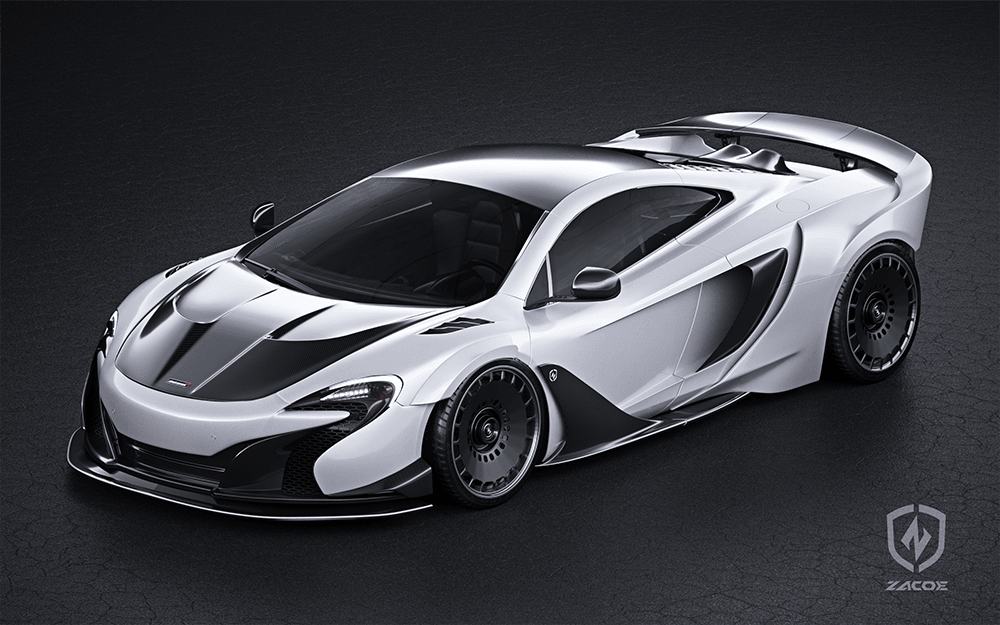 ZACOE Side Skirts Carbon Fiber - McLaren 650S / MP4-12C