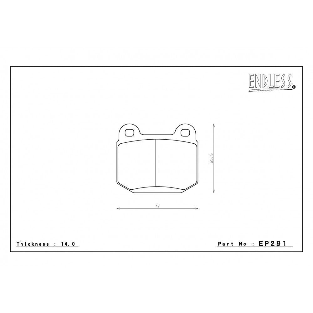 Endless Brake Pads Subaru Impreza WRX STI Rear EP291