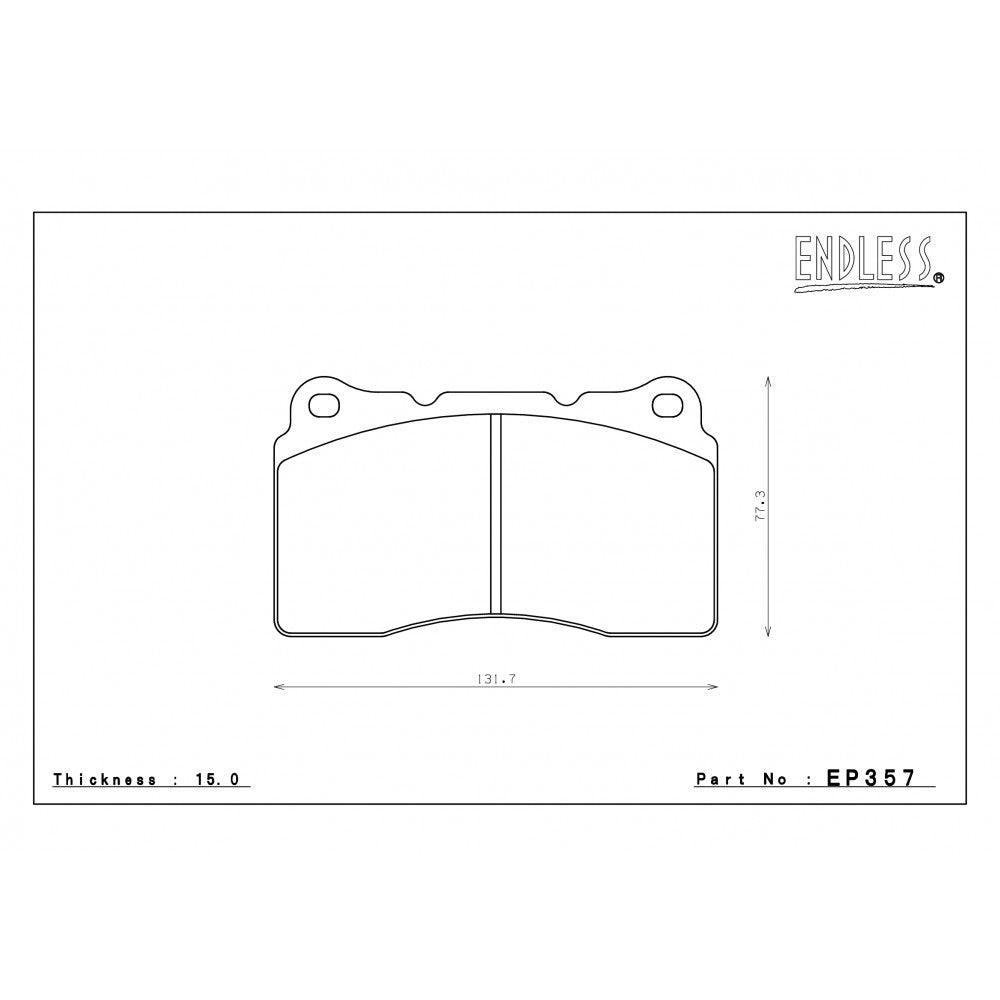 Endless Brake Pads Subaru Impreza WRX STI Front EP357