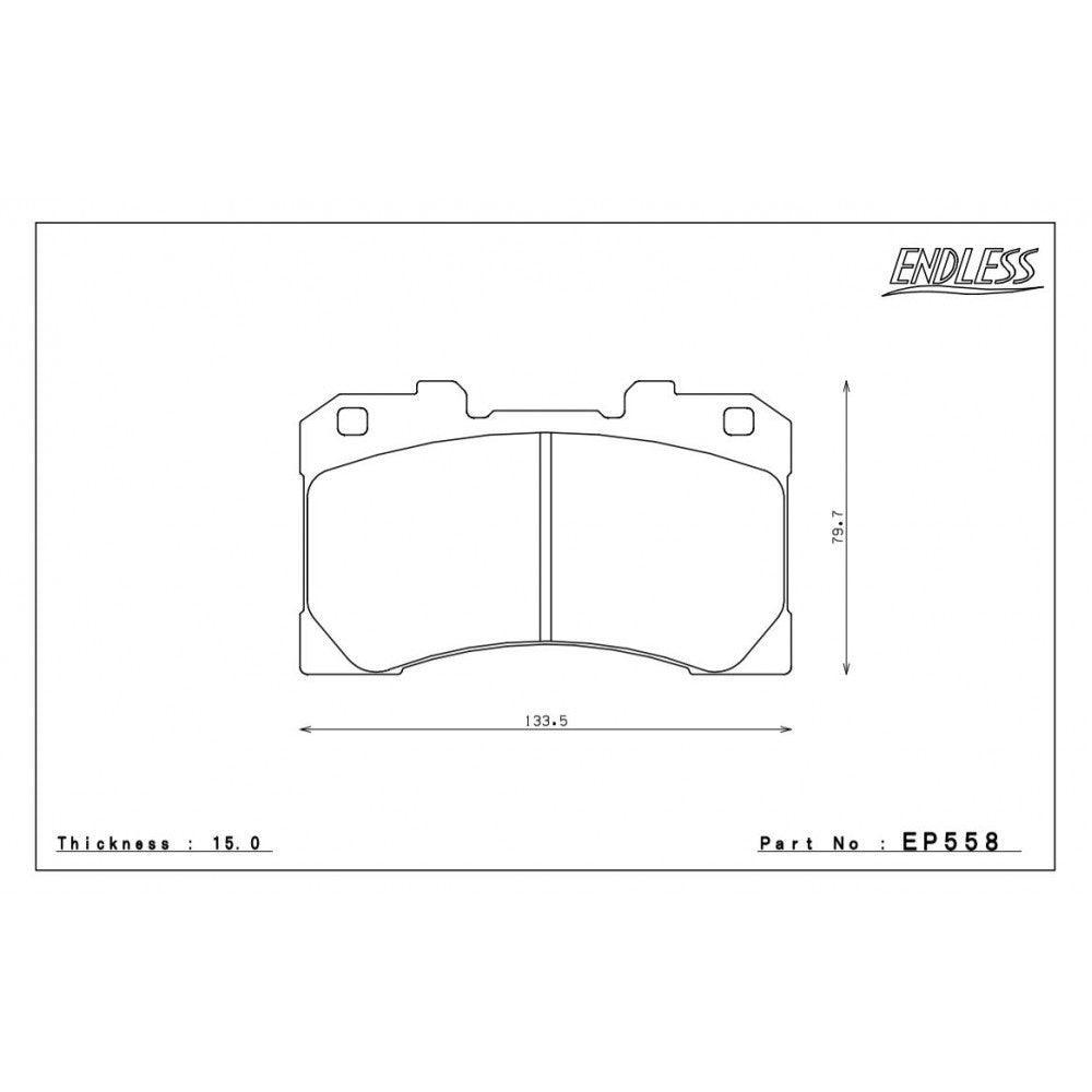 Endless Brake Pads Toyota GR Yaris / GR Corolla Front EP558
