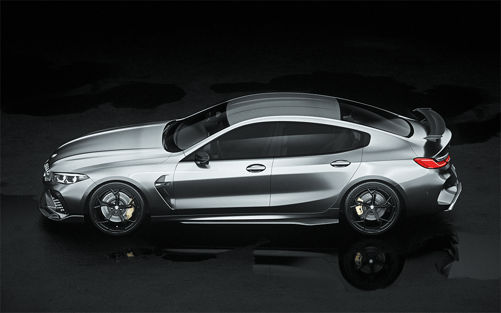 ZACOE Spoiler Lip Carbon Fiber - BMW M8 F92 / F93