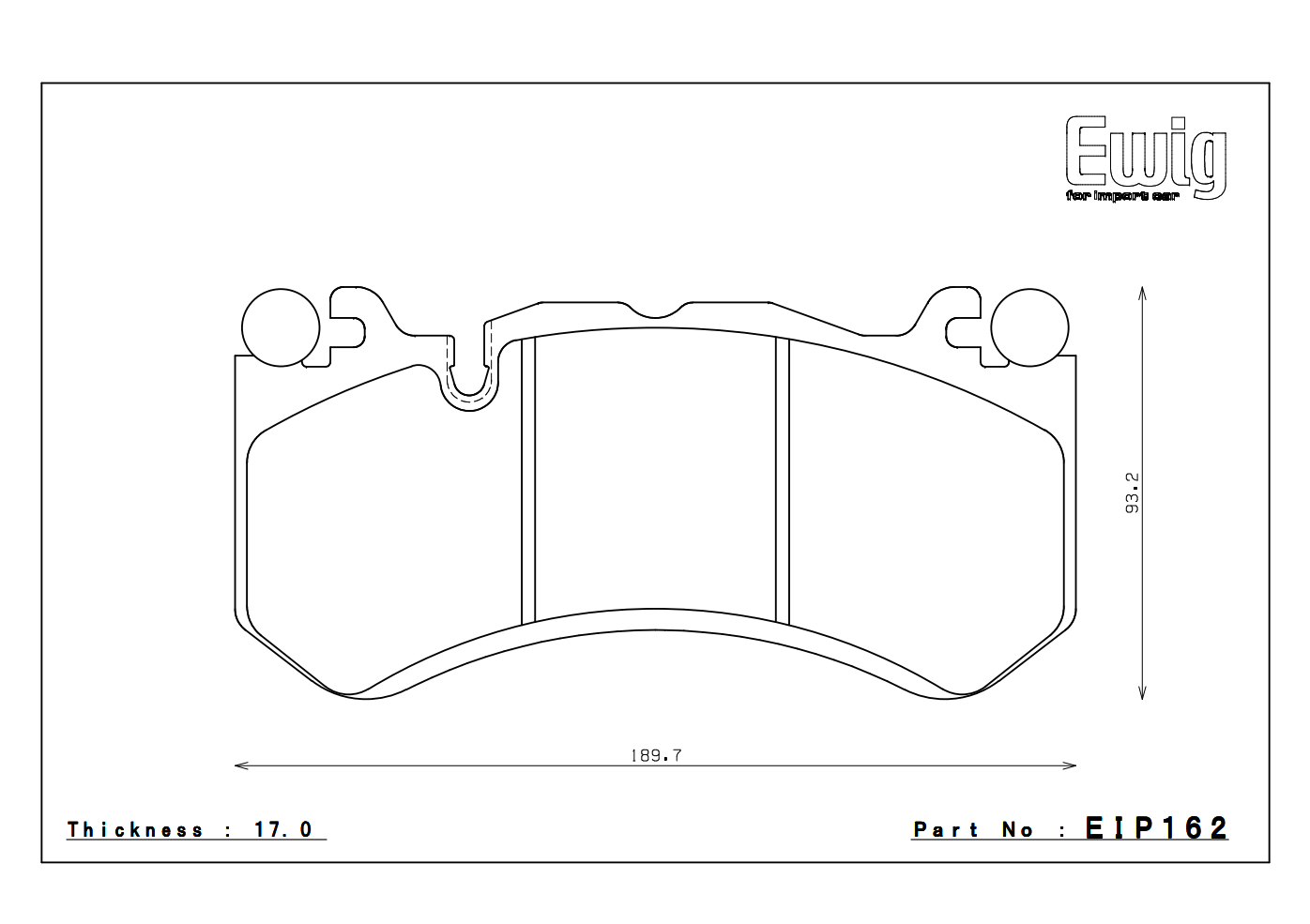 ENDLESS EIP162 AUDI RS 6 - Front