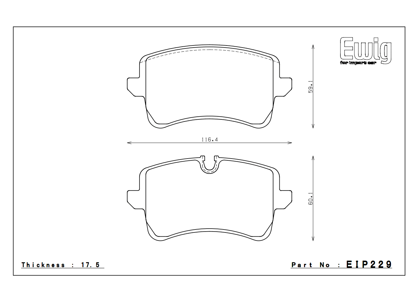 ENDLESS EIP229 AUDI RS 4 / 6 - Rear