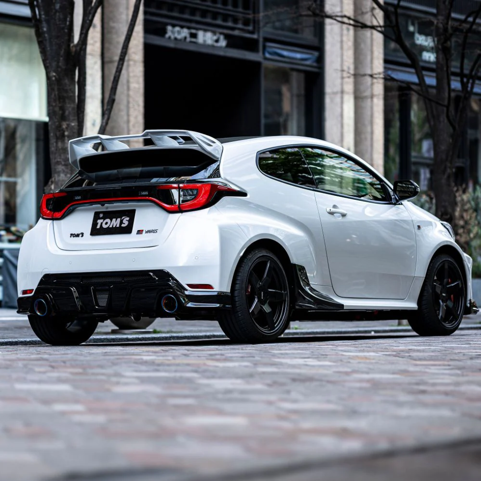 TOM'S Racing Rear Bumper Diffuser Toyota GR Yaris Gen 2 Street View