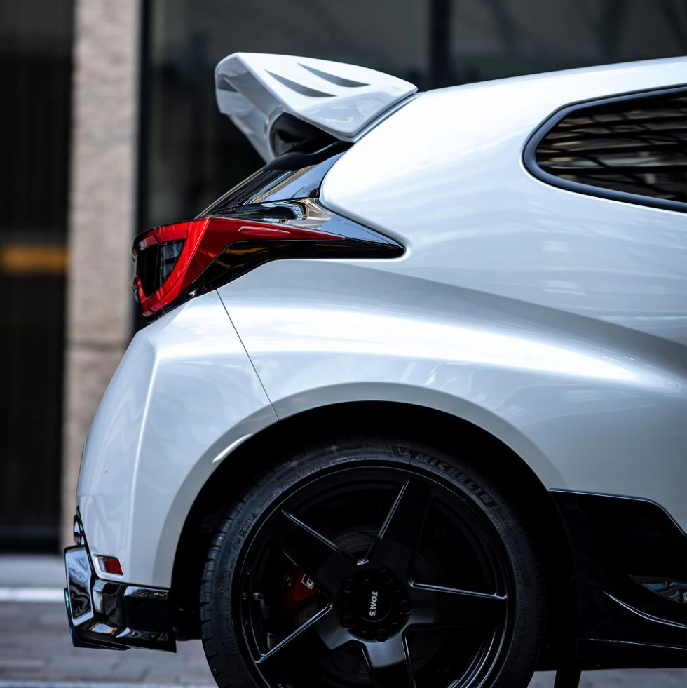 TOM'S Racing Rear Wing Toyota GR Yaris Gen 2 Side View