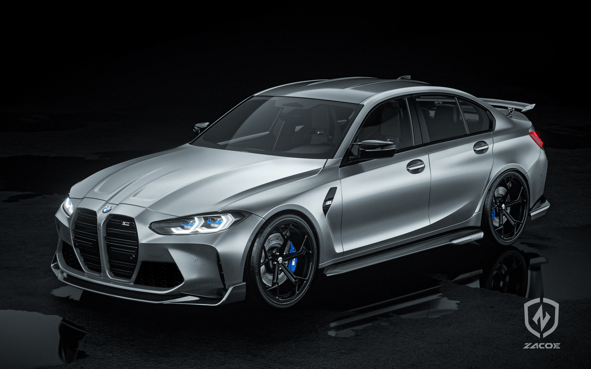 ZACOE Front Lip Carbon Fiber - BMW M3 G80 / M4 G82