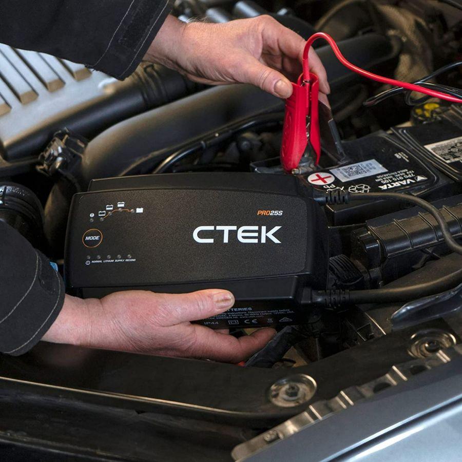 CTEK PRO25S Charger - 12V 25A For Lead And Lithium Batteries