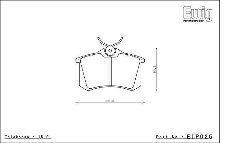 ENDLESS MX72 EIP025 AUDI TT - Rear