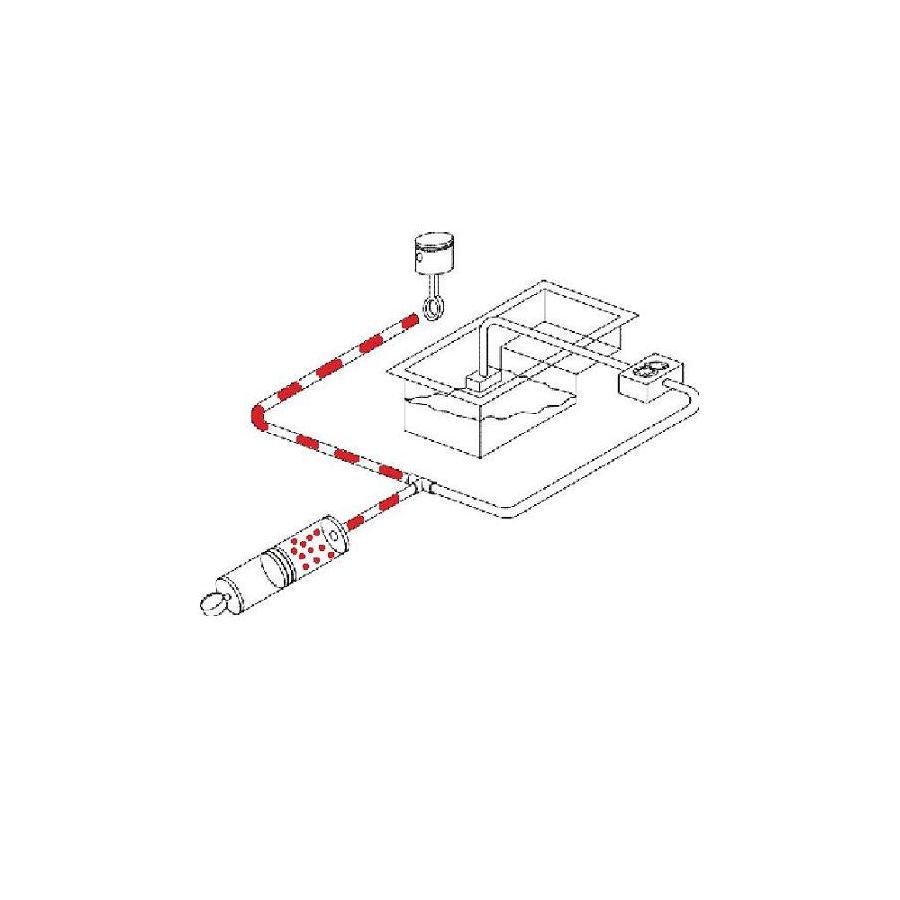 ACCUSUMP Engine Oil Pressure Accumulator 2L 305 mm without valve - ACCU1A