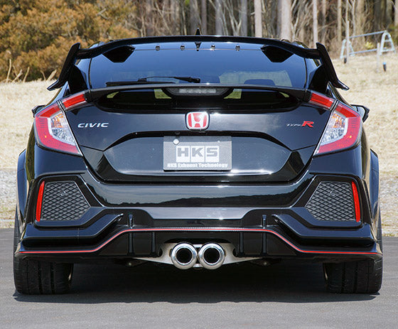HKS Hi-Power Spec-L Exhaust for Honda Civic Type R FK8 - 31019-AH106 - manufacturer reference image