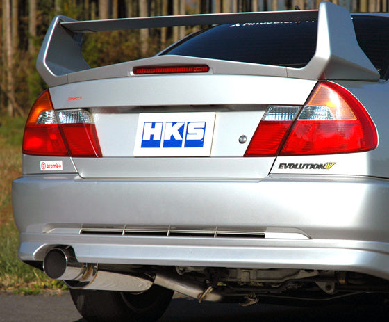 HKS Silent Hi-Power Exhaust for Mitsubishi Evo IV-VI 4G63T - 31019-AM006 - manufacturer reference image