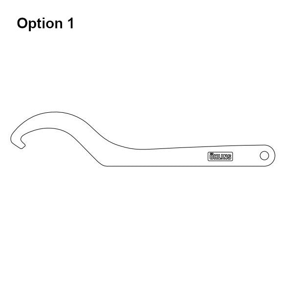 Öhlins 24639-01 C-spanner — technical drawing