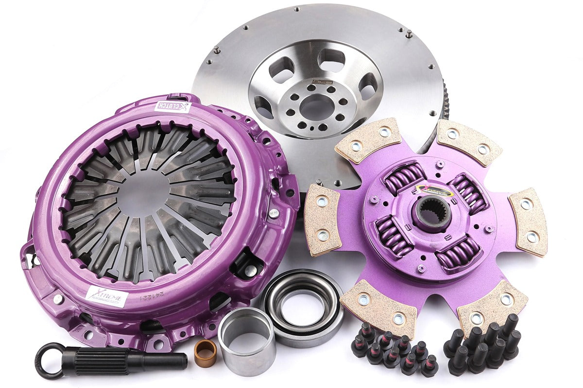 Xtreme Clutch 250mm Sprung Ceramic Clutch Kit Nissan Z 3.0 with Flywheel KNI25530-1B
