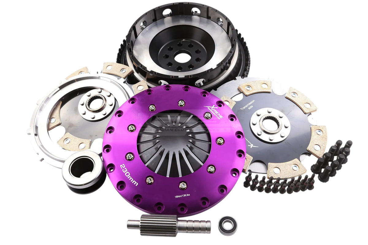 Xtreme Clutch 230mm Rigid Ceramic Twin Plate Clutch Kit BMW M3 E90 / E92 / E93 with Flywheel KBM23599-2E