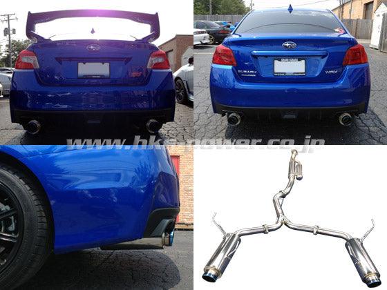 HKS Hi-Power Exhaust Subaru WRX / WRX STI (VAF / VAG) 31006-BF001