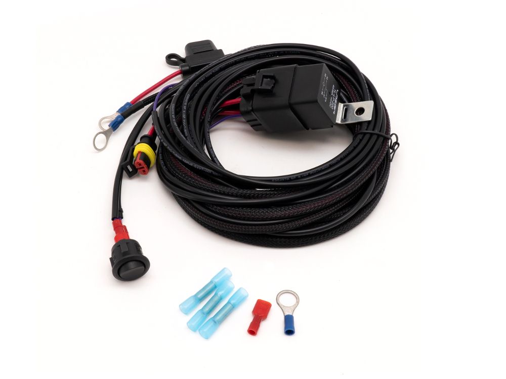 LAZER Single-Lamp Harness Kit - Long (2-Pin, Superseal, 12V)