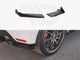 MAXTON Design Street PRO Rear Side Splitters + Flaps Toyota GR Yaris MK4