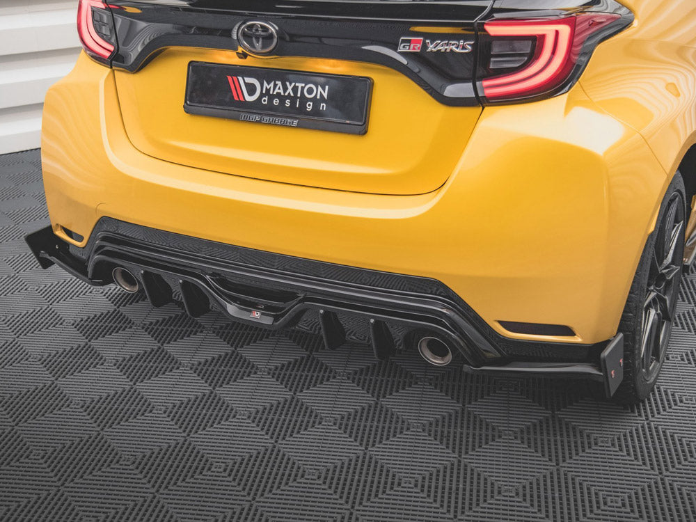 MAXTON Design Rear Side Splitters V.4 + Flaps Toyota GR Yaris MK4