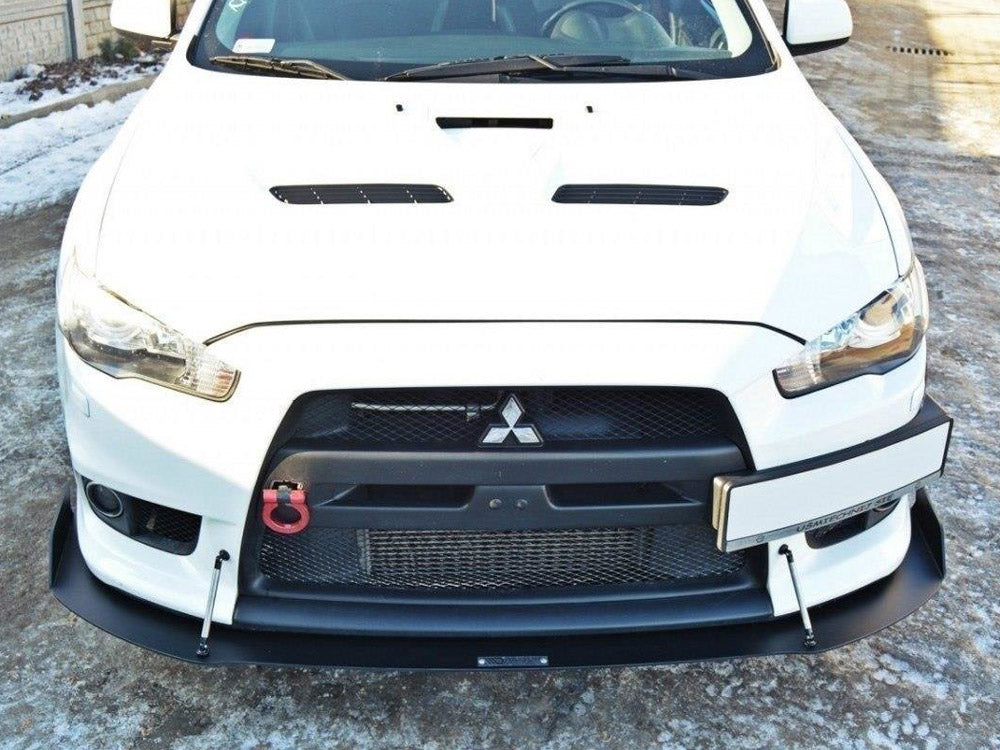 MAXTON Design Front Racing Splitter V.1 Mitsubishi Lancer EVO X