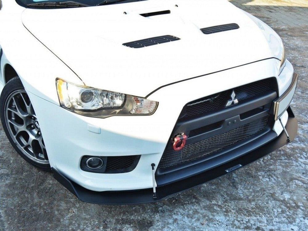 MAXTON Design Front Racing Splitter V.1 Mitsubishi Lancer EVO X