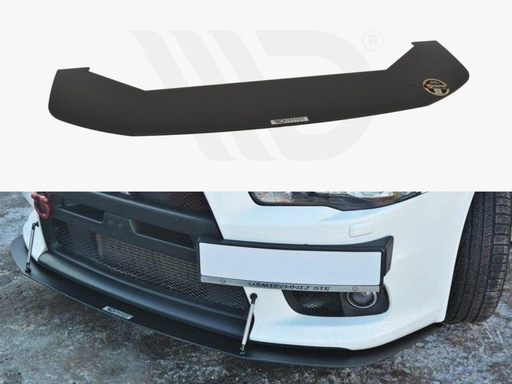 MAXTON Design Front Racing Splitter V.2 Mitsubishi Lancer EVO X