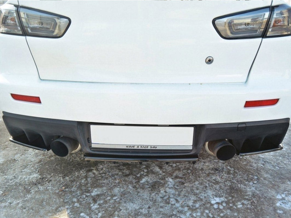 MAXTON Design Central Rear Splitter Mitsubishi Lancer EVO X