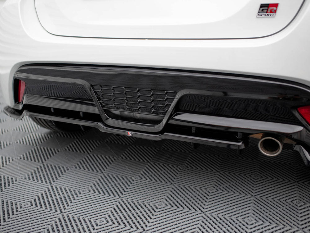 MAXTON Design Central Rear Splitter (Vertical Bars) Toyota GR Yaris MK4