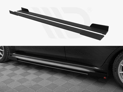 MAXTON Design Street PRO Side Skirts Diffusers + Flaps Mitsubishi Lancer EVO X