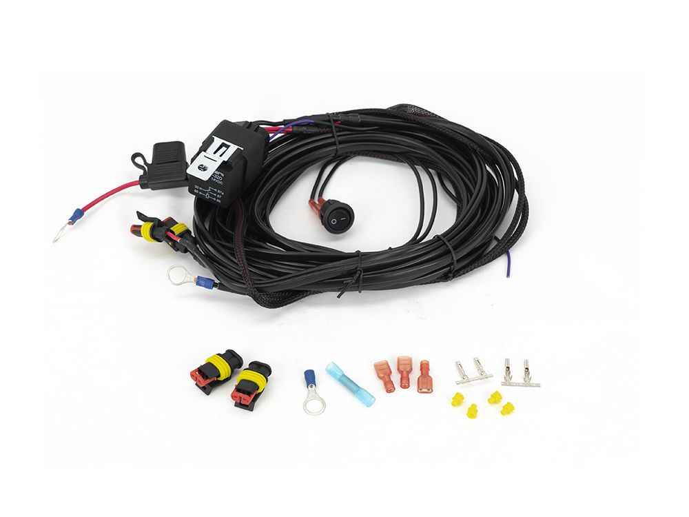 LAZER Two-Lamp Wiring Kit - Long (2-Pin, Superseal, 12V)