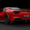 ZACOE Rear Side Flaps Carbon Fiber - Ferrari 488 GTB