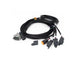 Lazer Four-Lamp Harness Kit with DT04-08 Connector (4-Pin, Deutsch DT, 12V) for Carbon-6