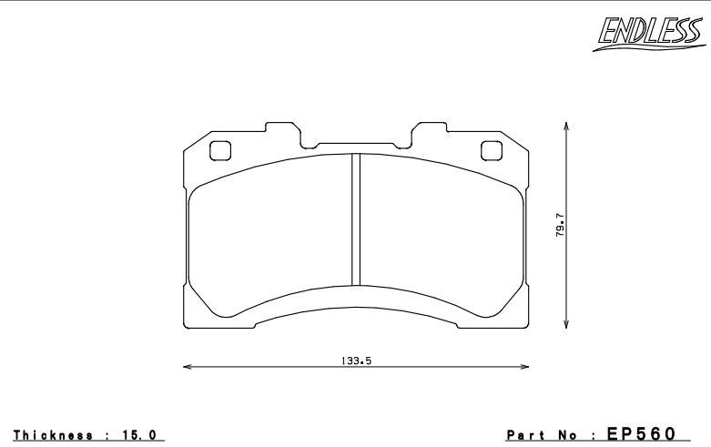 ENDLESS EP560/559 TOYOTA Corolla/Yaris - FULL SET