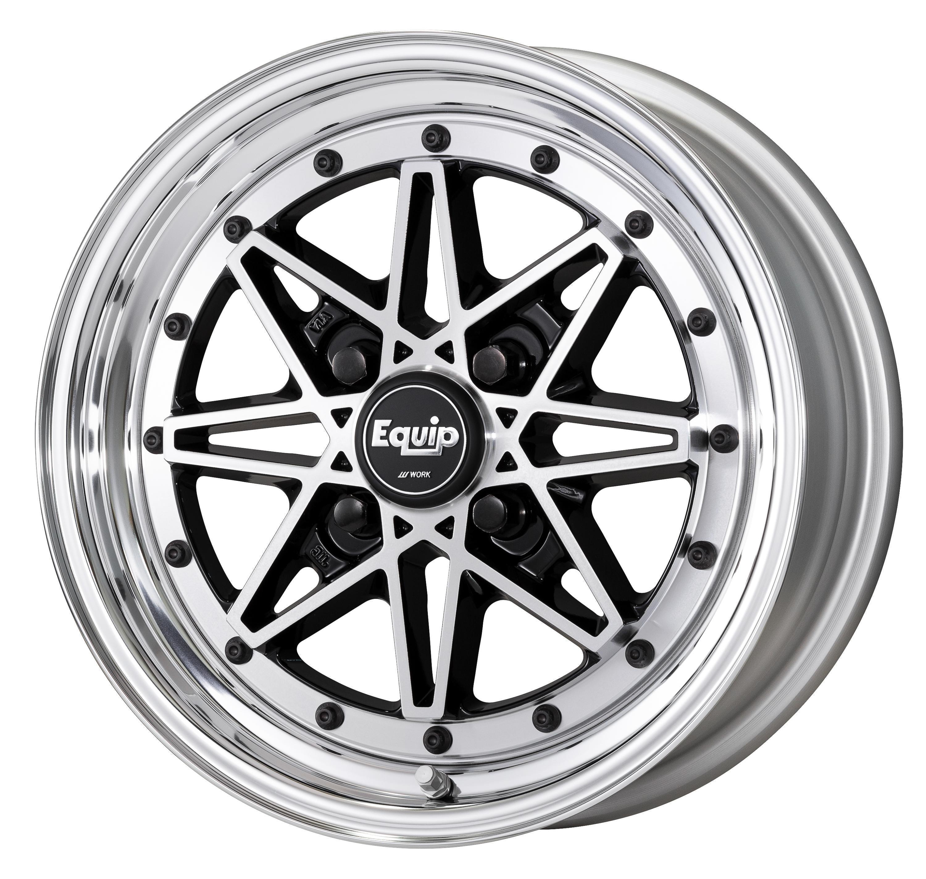 【りょう】　work Equip 15インチ ホイールセット WORK EQUIP 03 15x8.5