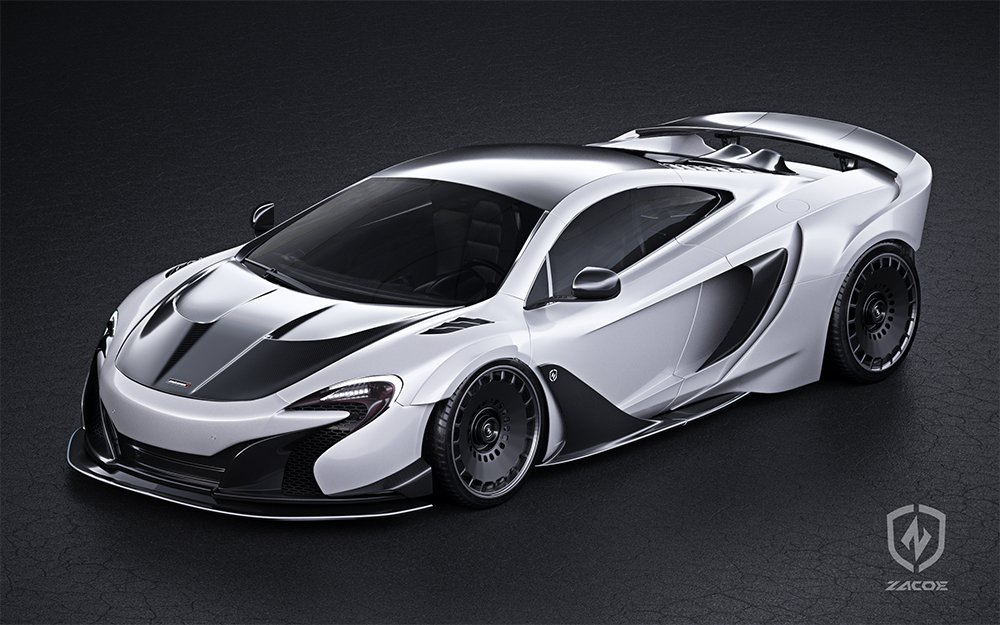 ZACOE Side Skirts Carbon Fiber - McLaren 650S/ MP4-12C