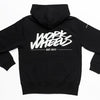 WORK Wheels Hoodie Size L