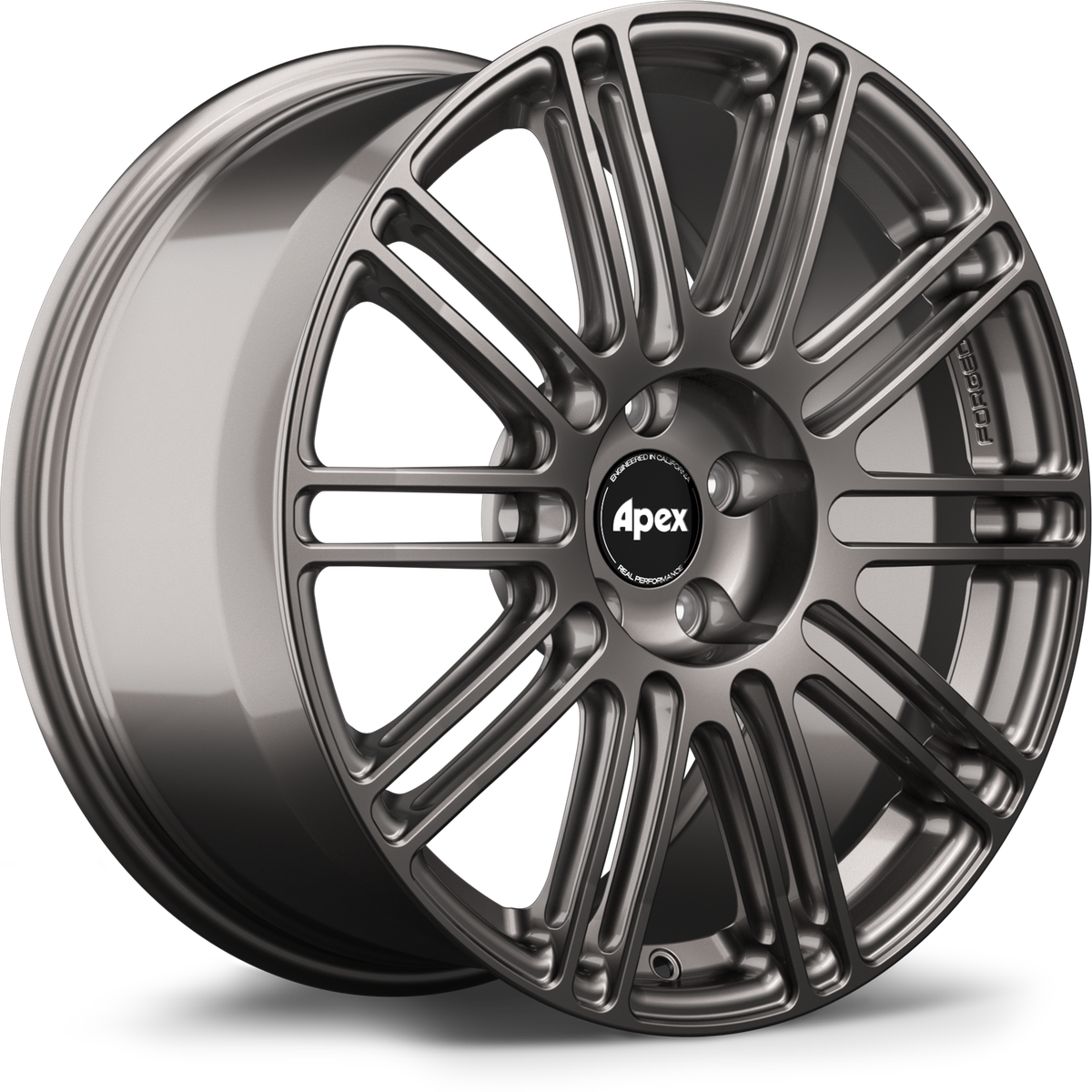 APEX TC-10RT representative wheel design; finish and face profile vary