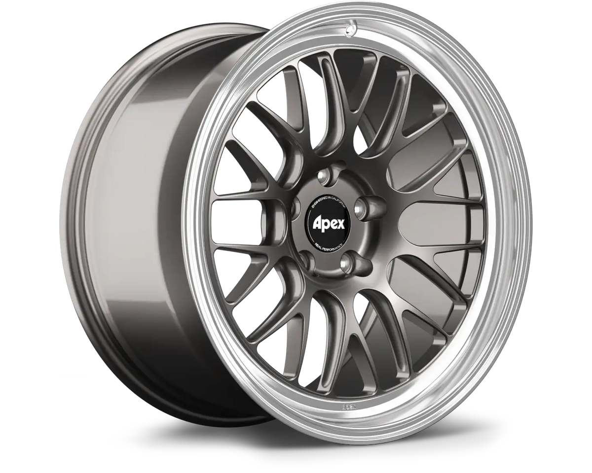 APEX ML-10RT Anthracite with machined lip; wheel diameter and face profile vary by specification