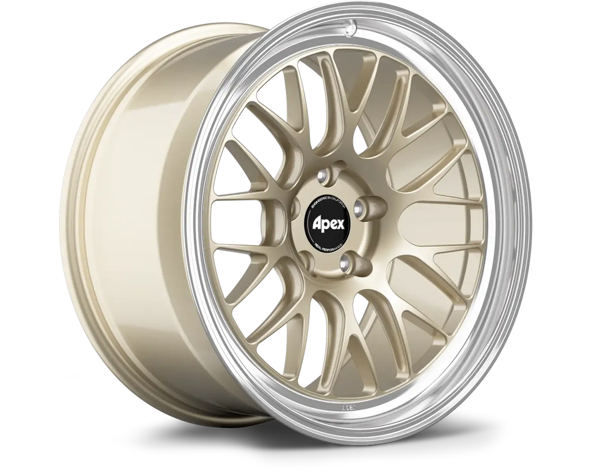 APEX ML-10RT representative wheel design; finish and face profile vary