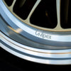 APEX ML-10RT machined lip detail; wheel diameter and face profile vary by specification
