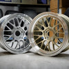 APEX ML-10RT two wheels showing finish examples, sold individually; wheel diameter and face profile vary by specification