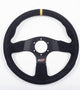 Atech 350mm Suede Three-Spoke Steering Wheel