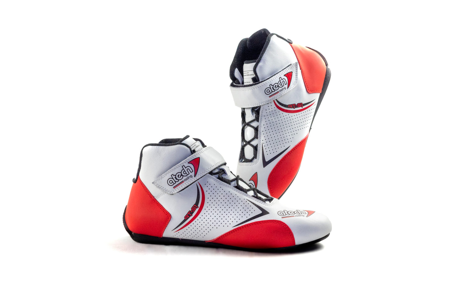 "STOCK FINDS" ATECH AT-S1 Racing Shoe / Size 45/ White-Red