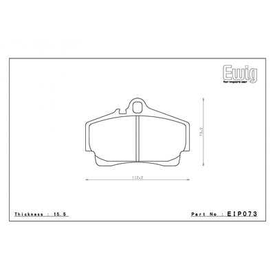 ENDLESS EIP073 PORSCHE 997 3.6 Carrera / Carrera 4/ Boxster 981, 986, 987/ Cayman, 981 / Cayman S 987- Rear