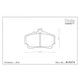 Endless Brake Pads Porsche 997 3.6 Carrera, Carrera 4, Boxster (981, 986, 987), Cayman (981), Cayman S (987) Rear EIP073
