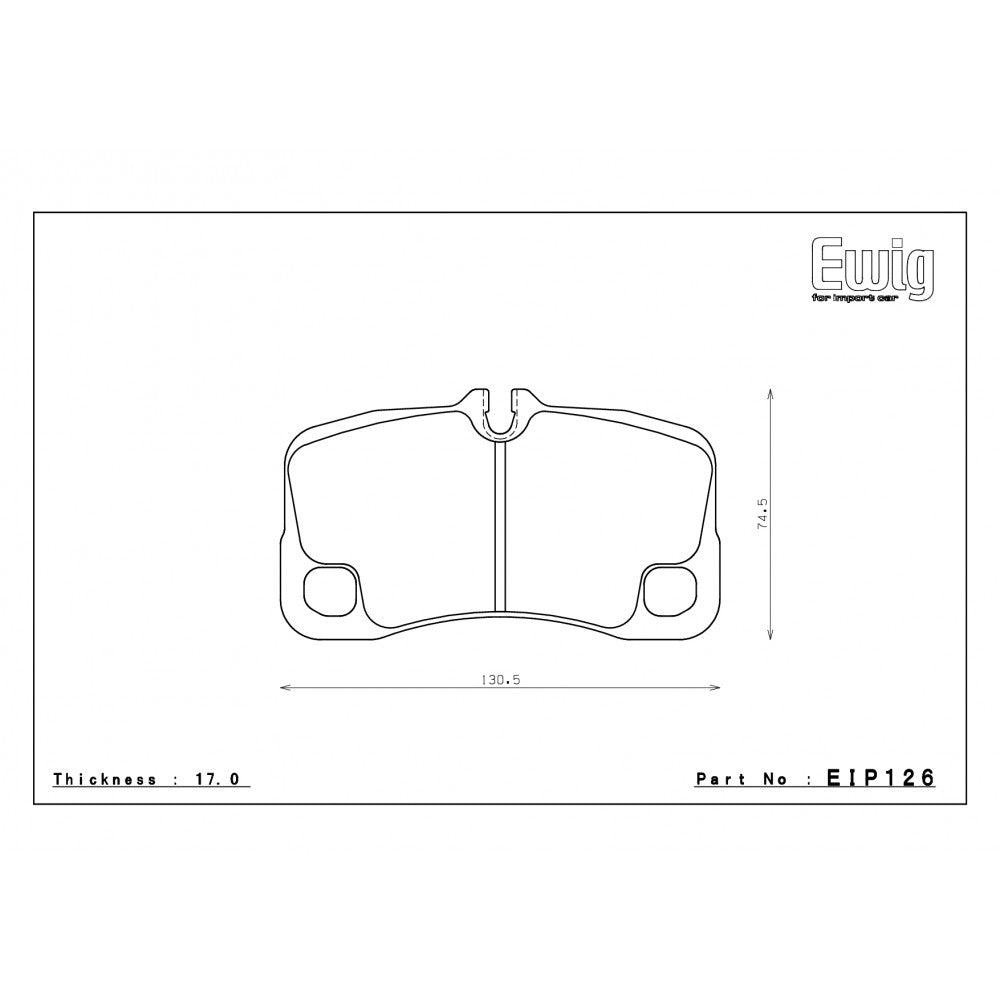 ENDLESS EIP126 PORSCHE 997 3.6 Carrera / Carrera 4/ 997 Turbo / GT3 / GT3 RS - Rear