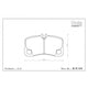 Endless Brake Pads Porsche 997 3.6 Carrera, Carrera 4, Turbo, GT3, GT3 RS Rear EIP126