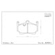 Endless Brake Pads Porsche 718 Rear EIP211