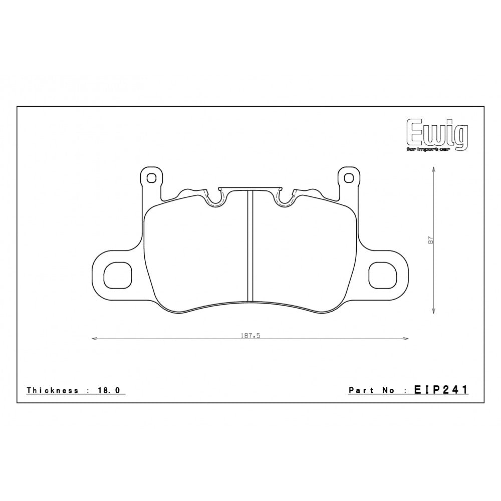 ENDLESS EIP241 PORSCHE 911/ 911.2/ 992 3.0 Carrera S/ 4S - Rear